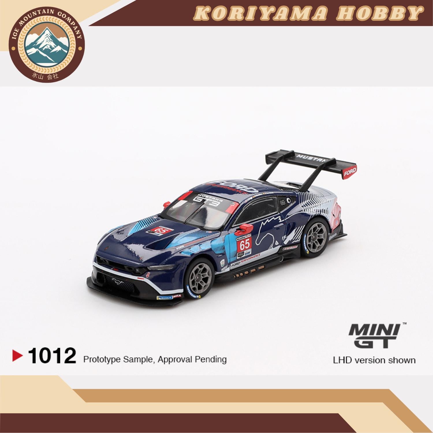 Mini GT 1012 Ford Mustang GT3 #65 Ford Multimatic Motorsports 2024 IMSA Daytona 24 Hrs MiniGT