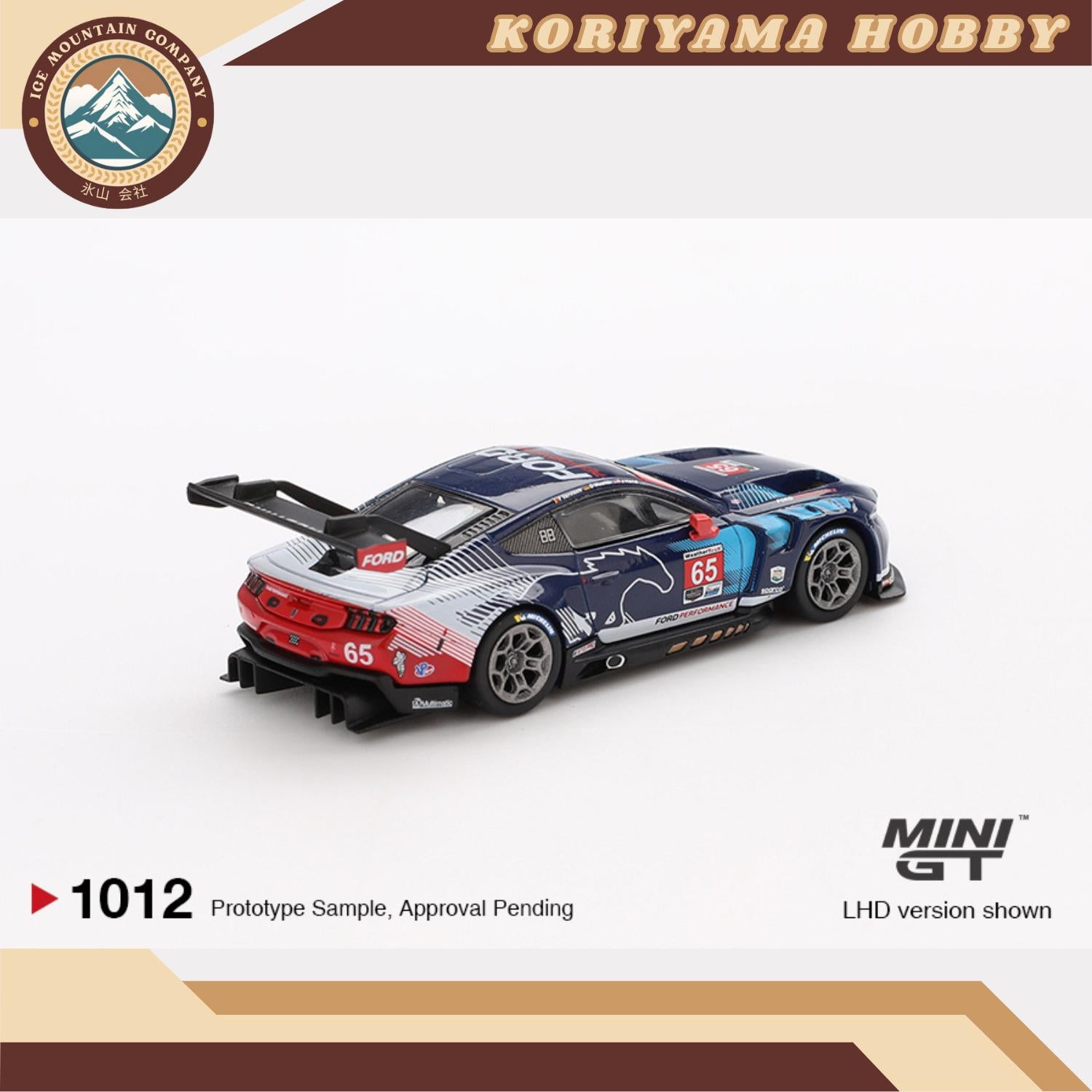 Mini GT 1012 Ford Mustang GT3 #65 Ford Multimatic Motorsports 2024 IMSA Daytona 24 Hrs MiniGT