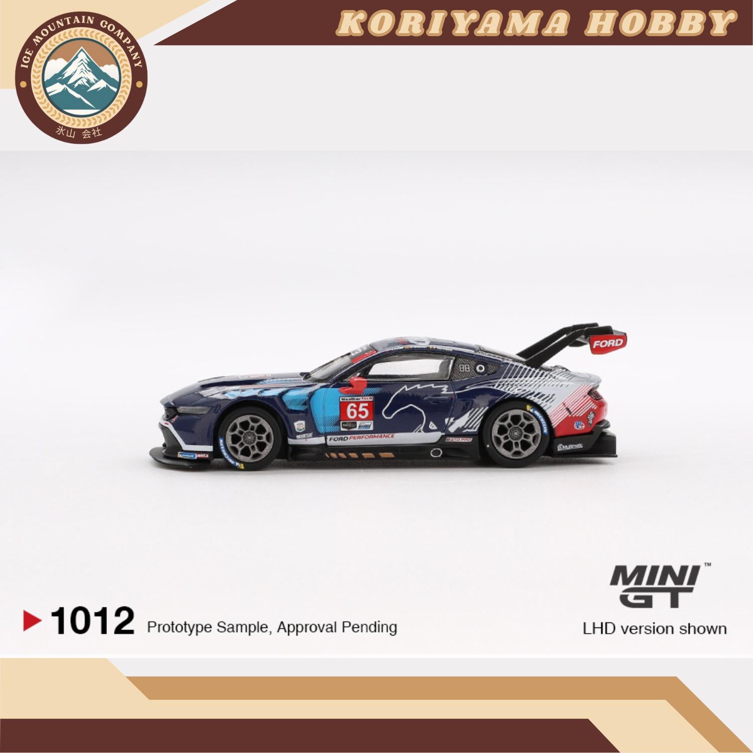 Mini GT 1012 Ford Mustang GT3 #65 Ford Multimatic Motorsports 2024 IMSA Daytona 24 Hrs MiniGT