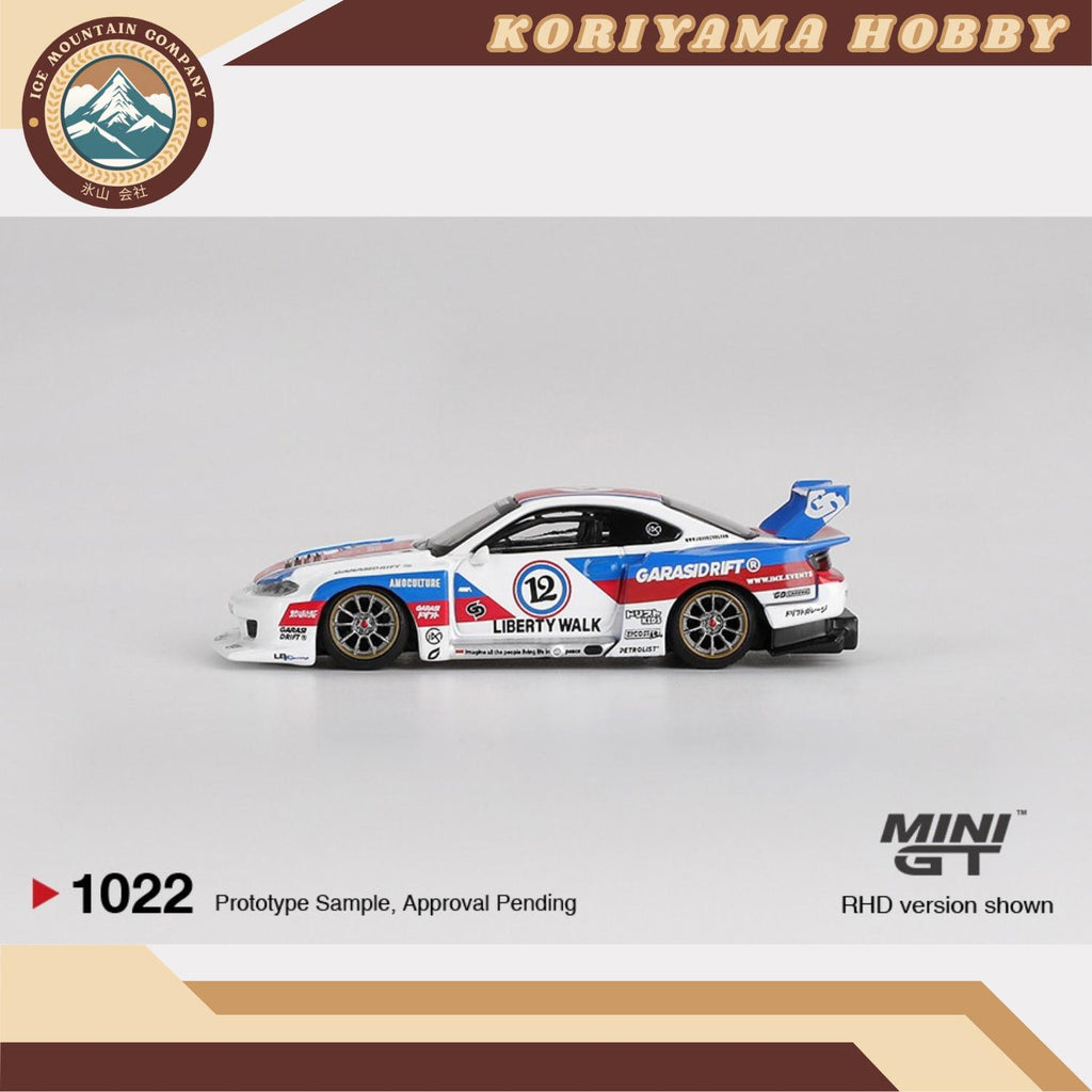 Mini GT 1022 Nissan LB-Super Silhouette S15 SILVIA GARASIDRIFT x LBWK 2025 Box MiniGT