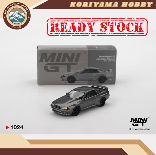 Mini GT 1024 Nissan Skyline GT-R  (NISMO BNR32 CRS Version) Dark Metal Gray MiniGT