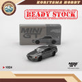 Mini GT 1024 Nissan Skyline GT-R  (NISMO BNR32 CRS Version) Dark Metal Gray MiniGT
