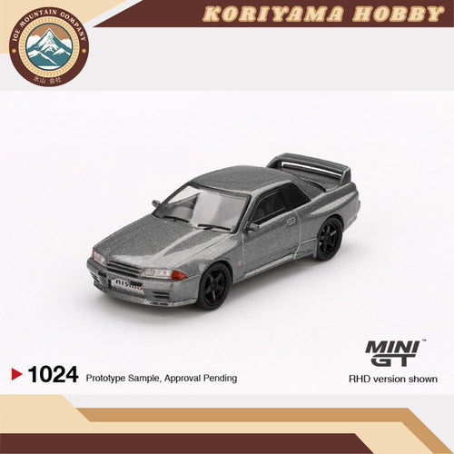 Mini GT 1024 Nissan Skyline GT-R  (NISMO BNR32 CRS Version) Dark Metal Gray MiniGT