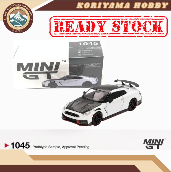 Mini GT 1045 Nissan GT-R Nismo 2024 Brilliant White Pearl MiniGT