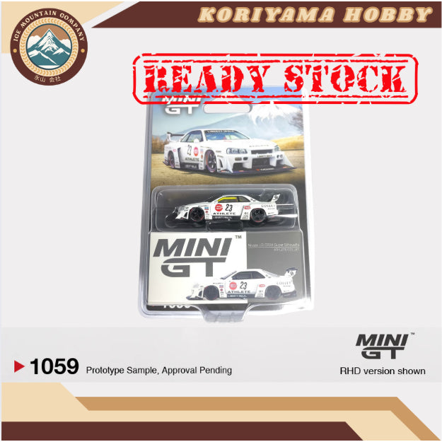 Mini GT 1059 Nissan LB-ER34 Super Silhouette ATHLETE COLLECT Box / Blister Packaging MiniGT