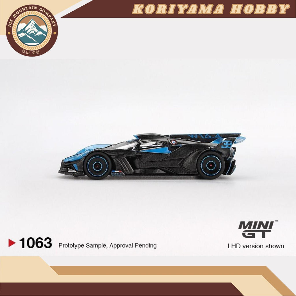Mini GT 1063 Bugatti Bolide Presentation MiniGT