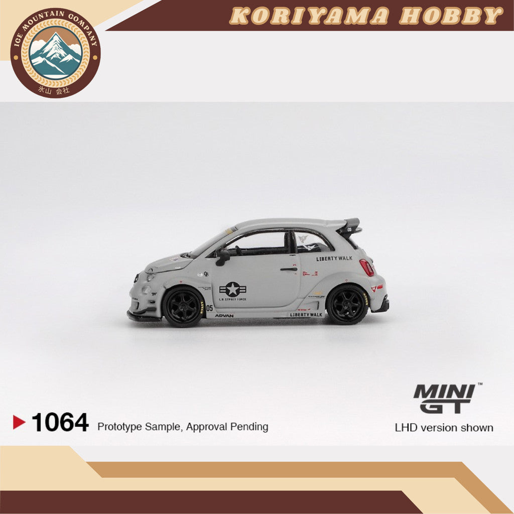 Mini GT 1064 Abarth 595 LB-WORKS x Abas Works Fighters MiniGT