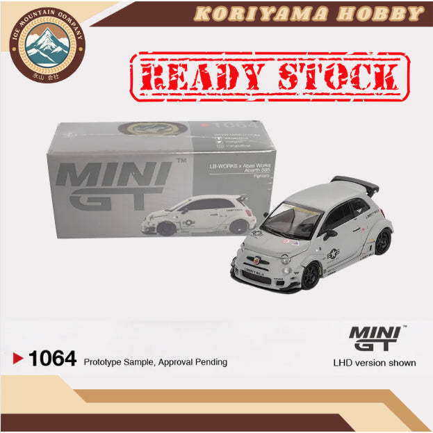 Mini GT 1064 Abarth 595 LB-WORKS x Abas Works Fighters MiniGT