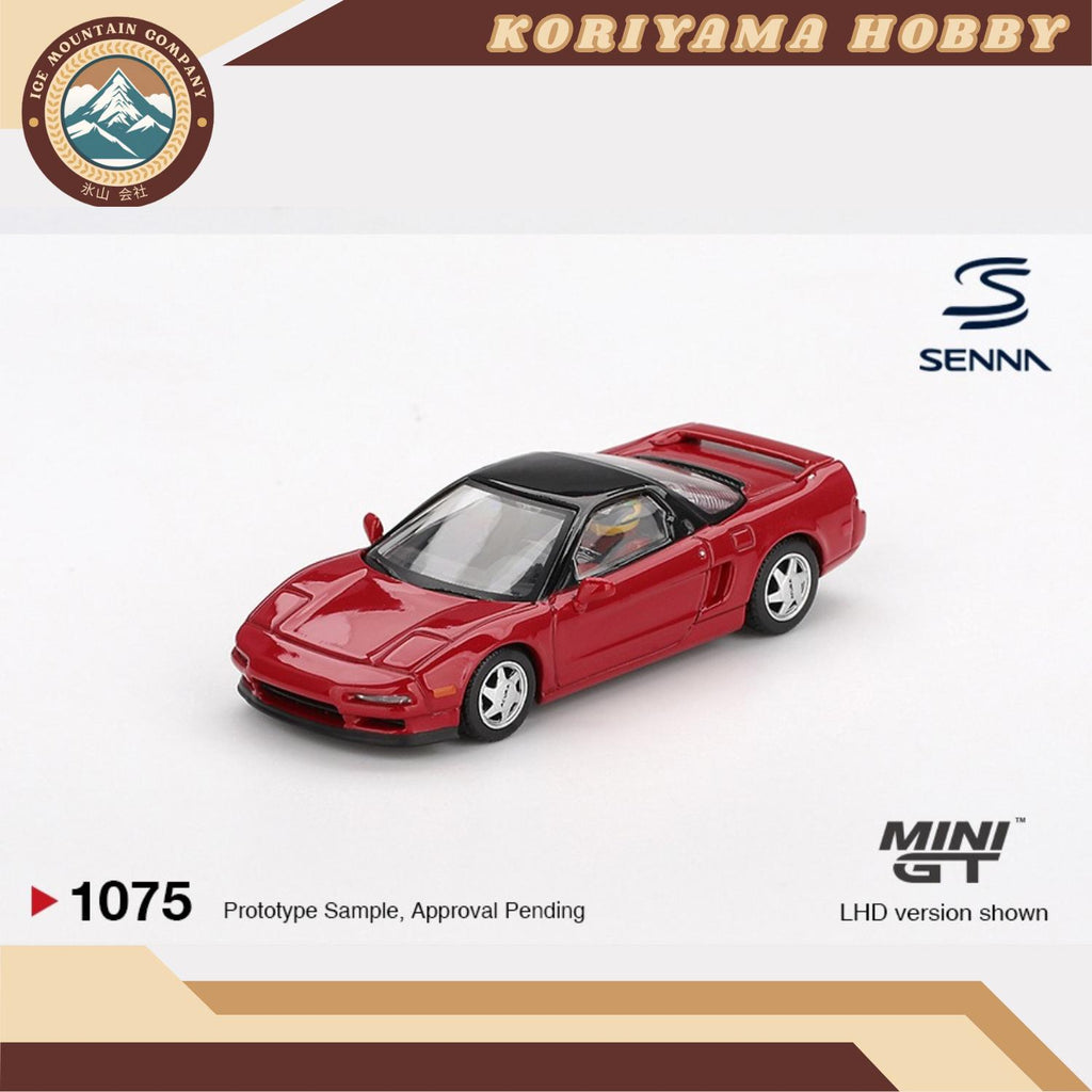 Mini GT 1075 Honda NS-X Prototype Midship Sports w/ figure 1989 Ayrton Senna MiniGT