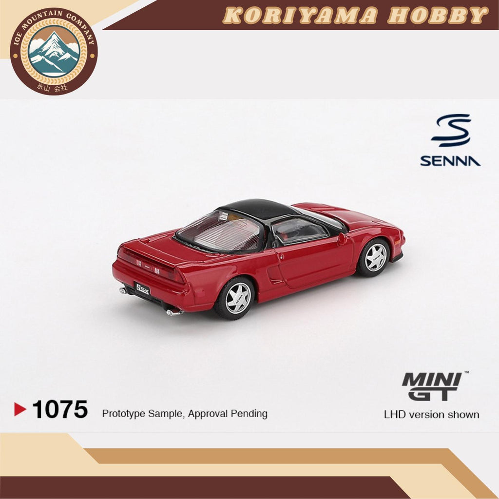 Mini GT 1075 Honda NS-X Prototype Midship Sports w/ figure 1989 Ayrton Senna MiniGT