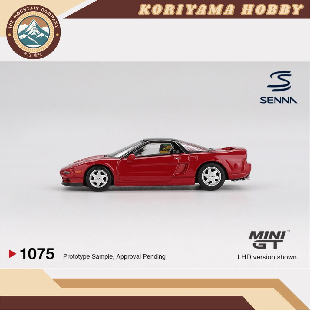 Mini GT 1075 Honda NS-X Prototype Midship Sports w/ figure 1989 Ayrton Senna MiniGT