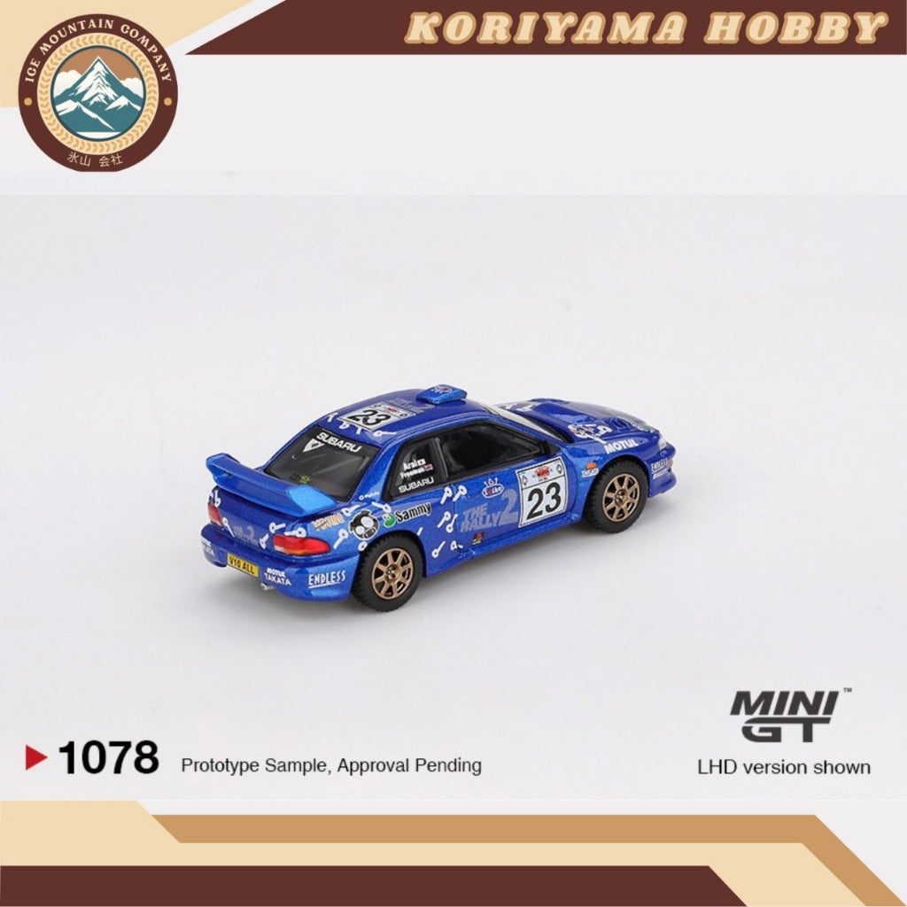 Mini GT 1078 Subaru Impreza WRC99 #23 2000 Acropolis Rally MiniGT