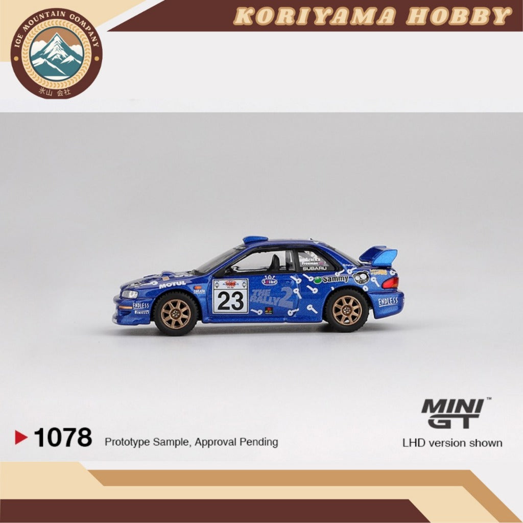 Mini GT 1078 Subaru Impreza WRC99 #23 2000 Acropolis Rally MiniGT