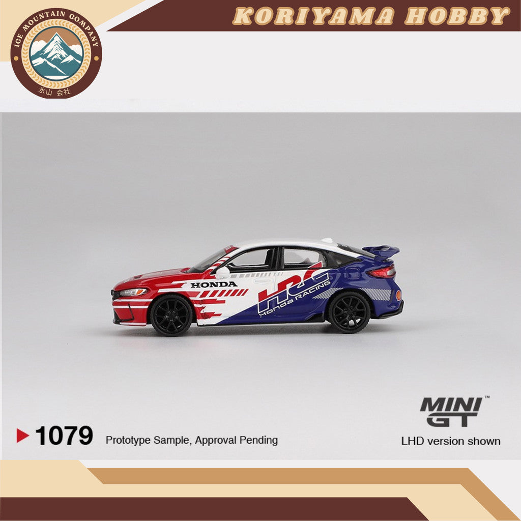 Mini GT 1079 Honda Civic TYPE R 2024 Pace Car HRC MiniGT