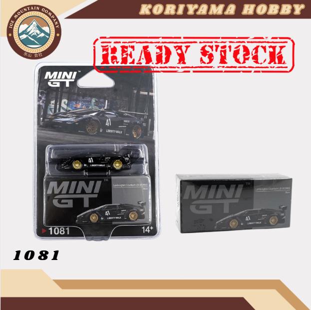Mini GT 1081 Lamborghini Countach LB-WORKS Black Box / Blister Packaging MiniGT