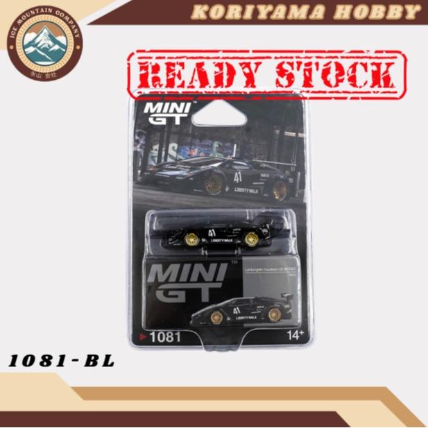 Mini GT 1081 Lamborghini Countach LB-WORKS Black Box / Blister Packaging MiniGT