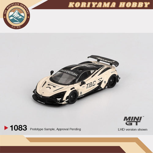 Mini GT 1083 McLaren 720S LBWorks The Boring Concept Blister packaging MiniGT