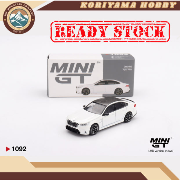 Mini GT 1092 BMW M5 Alpine White MiniGT
