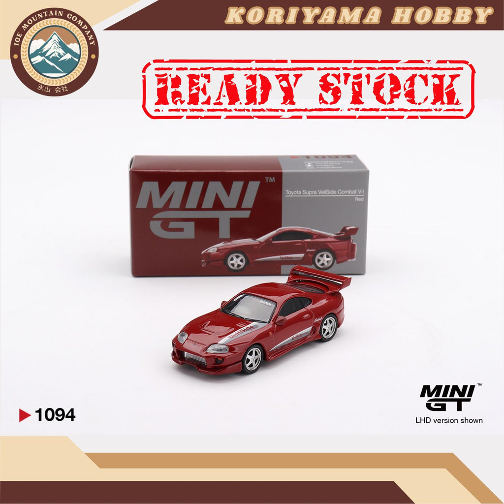 Mini GT 1094 Toyota Supra VeilSide Combat V-I Red MiniGT