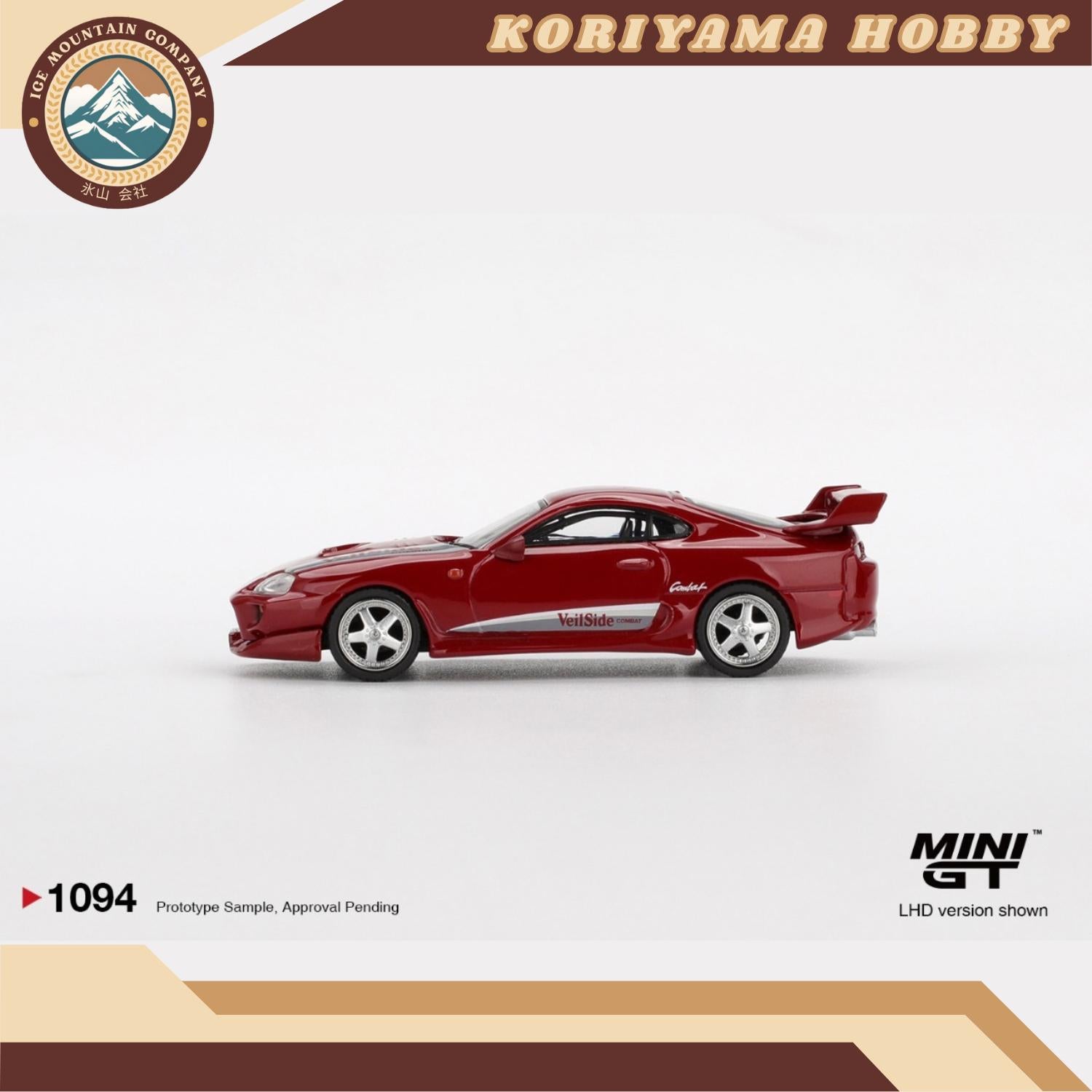 Mini GT 1094 Toyota Supra VeilSide Combat V-I Red MiniGT