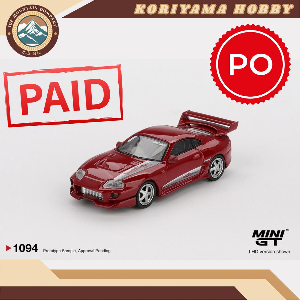 Mini GT 1094 Toyota Supra VeilSide Combat V-I Red MiniGT