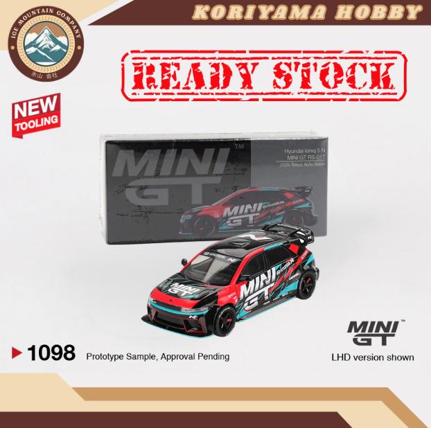 Mini GT 1098 Hyundai Ioniq 5N MINI GT RS-01T 2025 Tokyo Auto Salon MiniGT