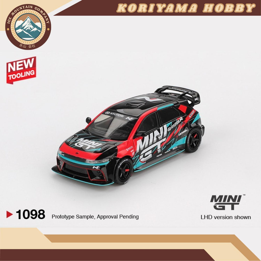 Mini GT 1098 Hyundai Ioniq 5N MINI GT RS-01T 2025 Tokyo Auto Salon MiniGT