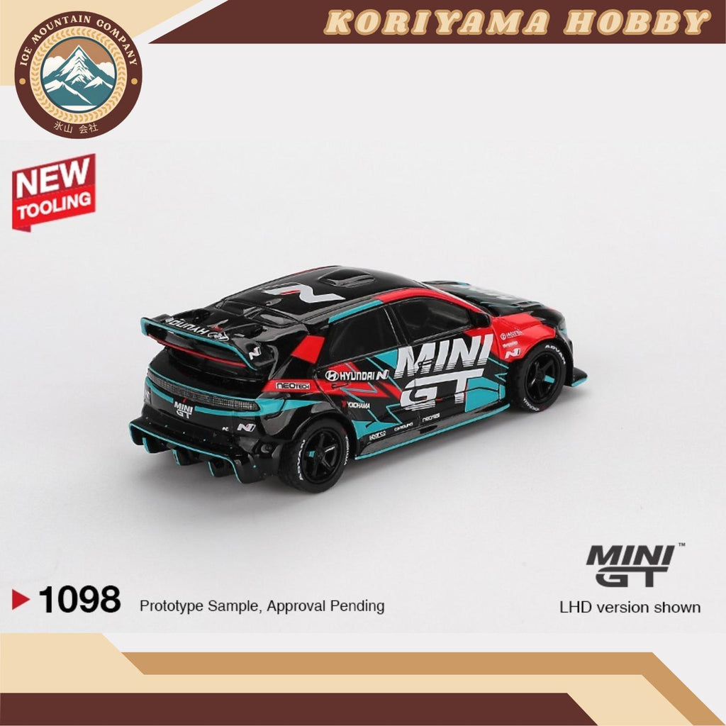 Mini GT 1098 Hyundai Ioniq 5N MINI GT RS-01T 2025 Tokyo Auto Salon MiniGT