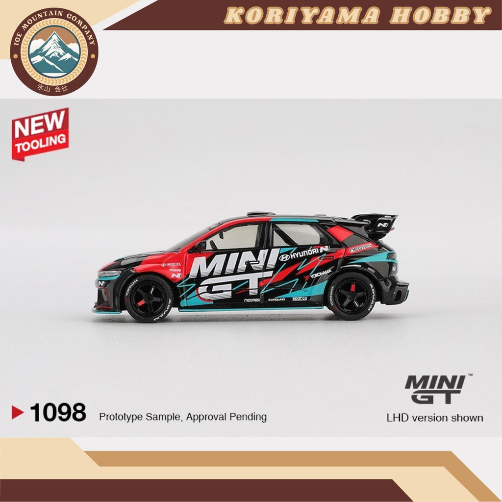 Mini GT 1098 Hyundai Ioniq 5N MINI GT RS-01T 2025 Tokyo Auto Salon MiniGT