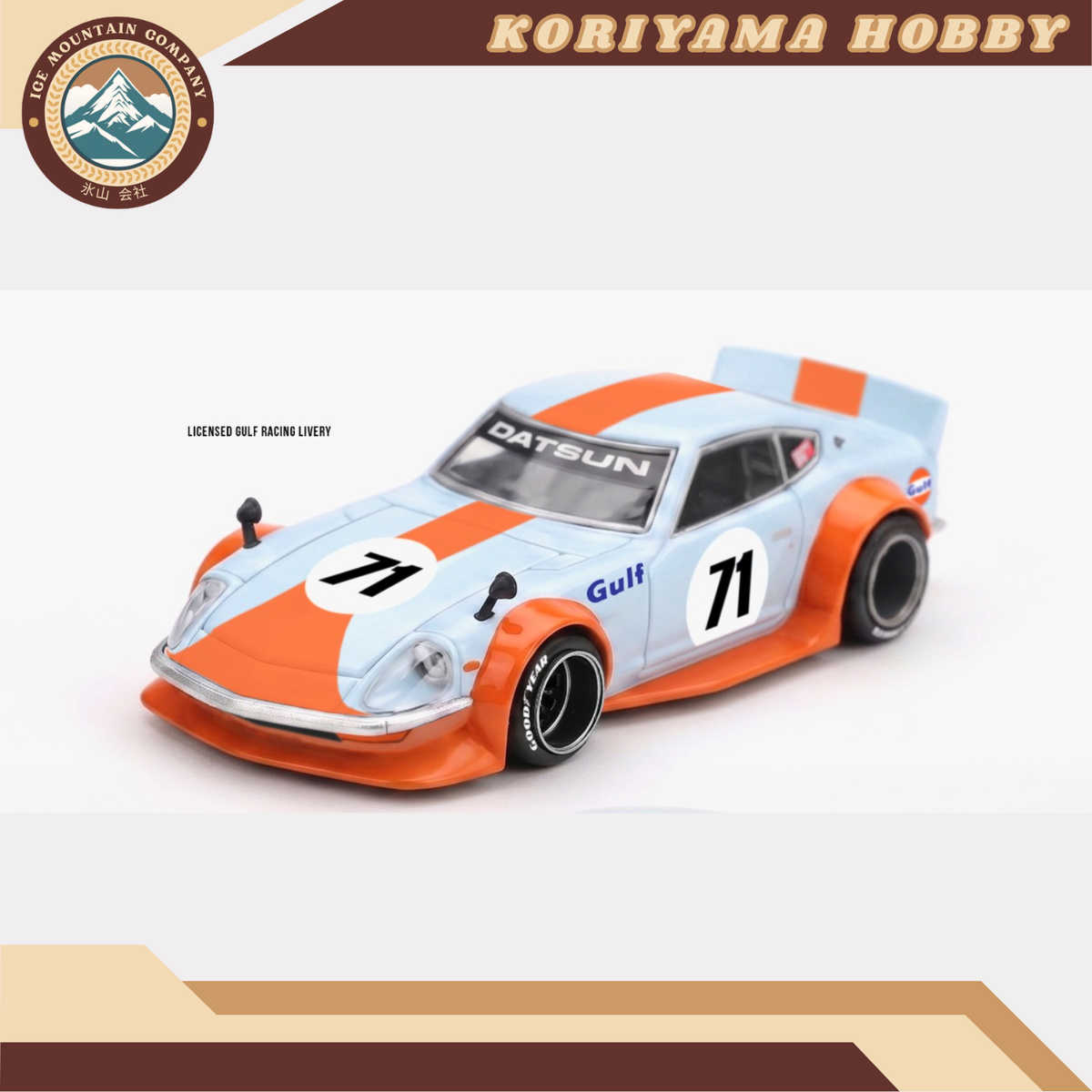 Mini GT Kaido House 317 Nissan Fairlady Z Kaido GT GULF V1 MiniGT