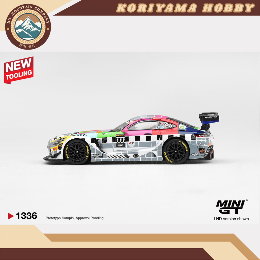 Mini GT 1336 Mercedes-AMG GT3 #888 Mercedes-AMG Team GMR Meguiar s Bathurst 12 Hour 2025 MiniGT