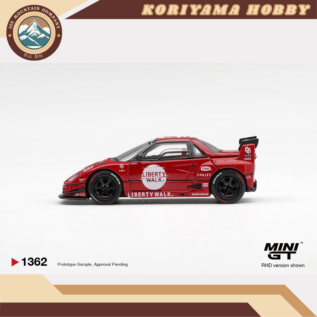 Mini GT 1362 Mazda AZ-1 Liberty Walk LB40 LB-Hinomaru Red MiniGT