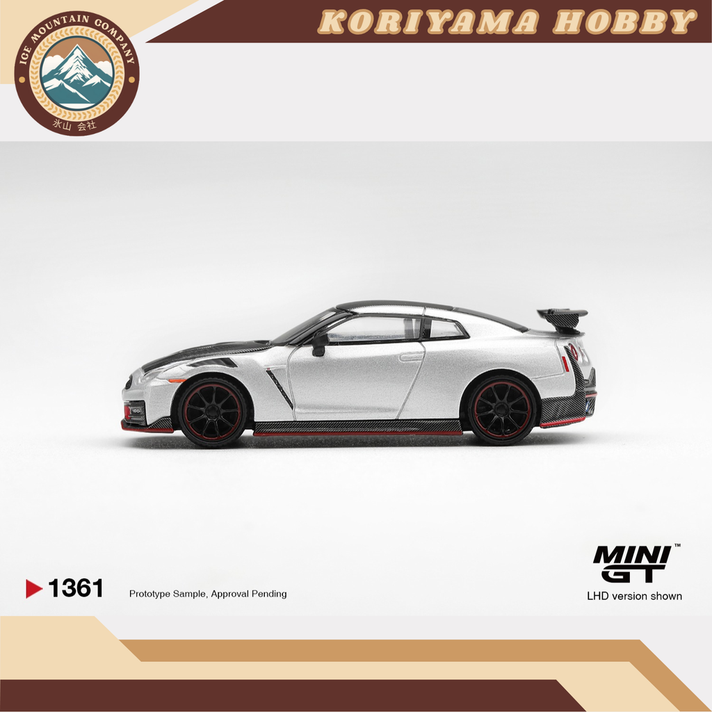 Mini GT 1361 Nissan GT-R NISMO 2024 Silver MiniGT