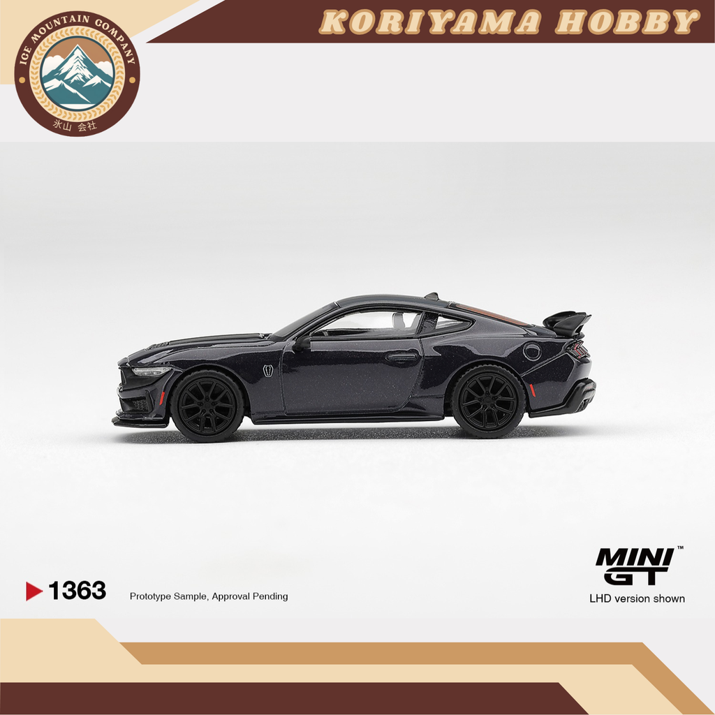 Mini GT 1363 Ford Mustang Dark Horse Blue Embe MiniGT