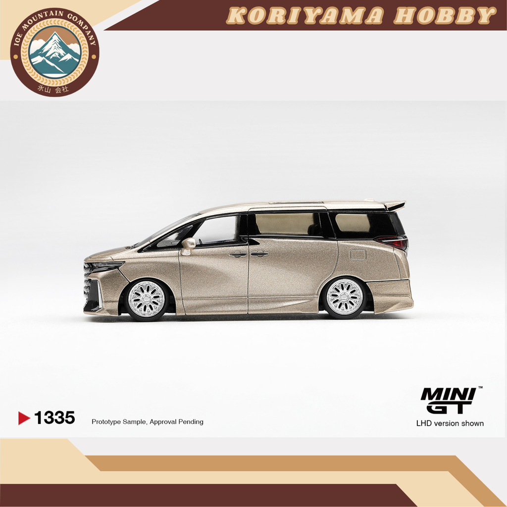 Mini GT 1335 Toyota Vellfire 40 KUHL Gold Metallic MiniGT