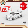 Mini GT 1104 Toyota Supra VeilSide Combat V-I White MiniGT
