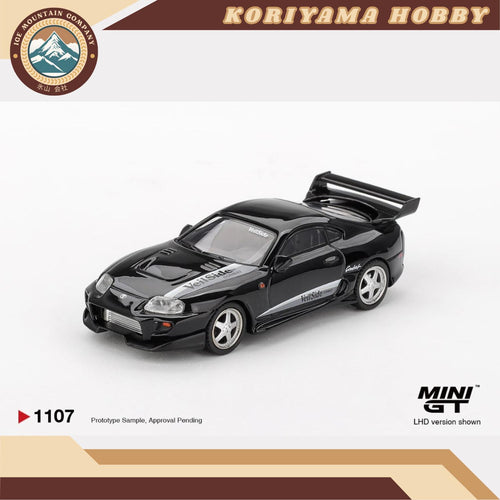 Mini GT 1107 Toyota Supra VeilSide Combat V-II Black MiniGT