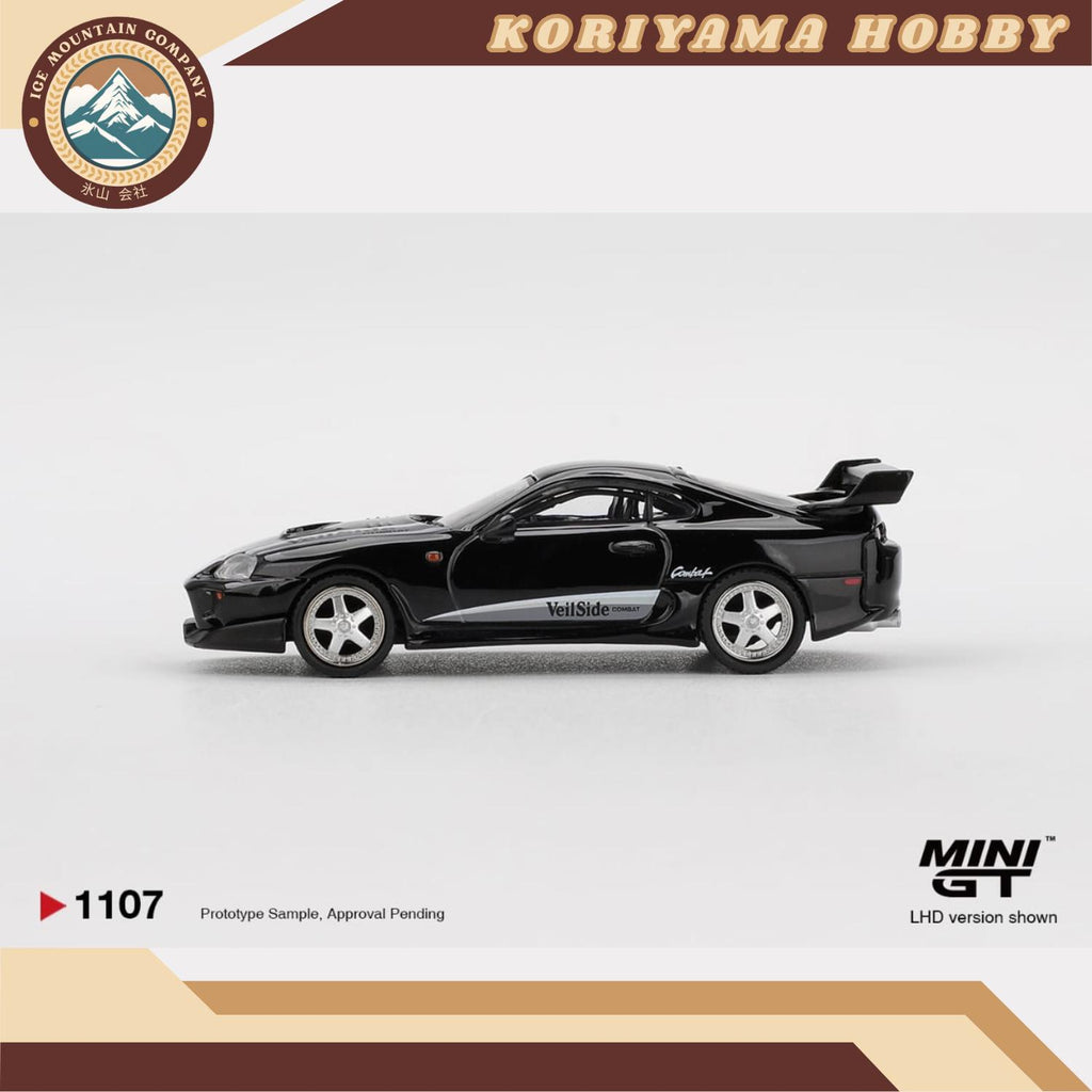 Mini GT 1107 Toyota Supra VeilSide Combat V-II Black MiniGT