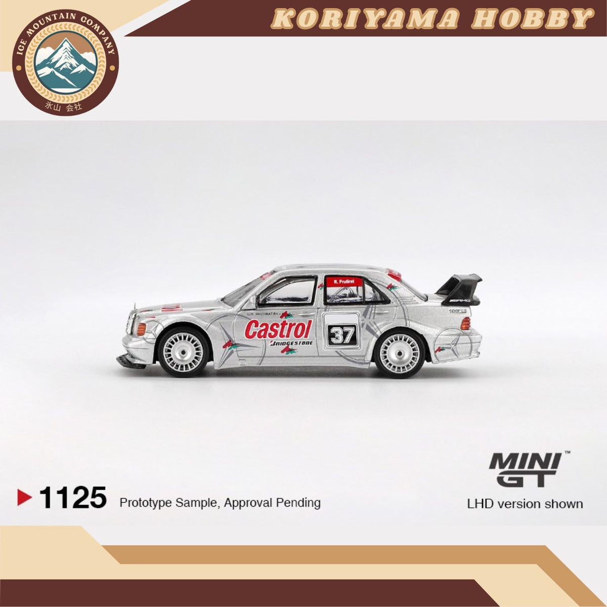 Mini GT 1125 Mercedes-Benz 190E 2.5-16 Evolution II #37 1995 SE Asia Touring Car Championship MiniGT
