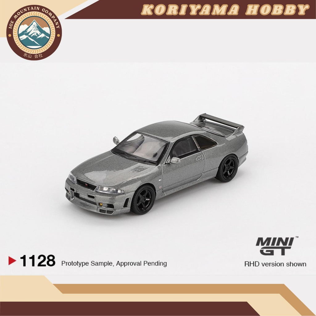 Mini GT 1128 NISSAN Skyline GT-R Dark Metal Gray (NISMO BCNR33 CRS Version) MiniGT