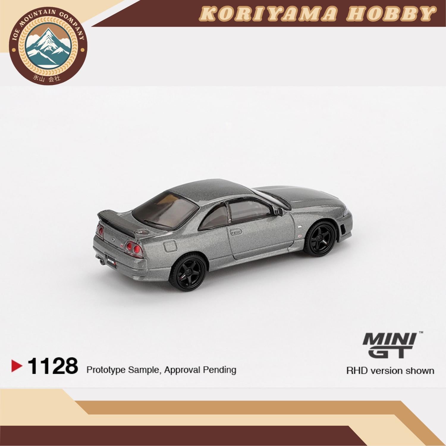 Mini GT 1128 NISSAN Skyline GT-R Dark Metal Gray (NISMO BCNR33 CRS Version) MiniGT
