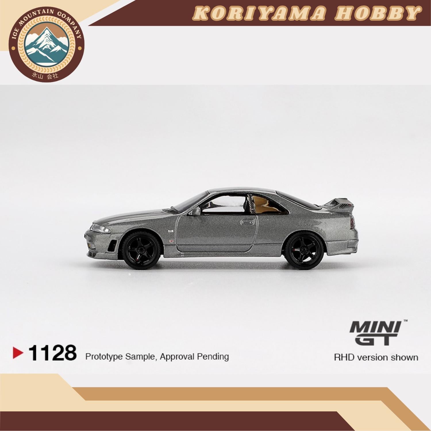 Mini GT 1128 NISSAN Skyline GT-R Dark Metal Gray (NISMO BCNR33 CRS Version) MiniGT