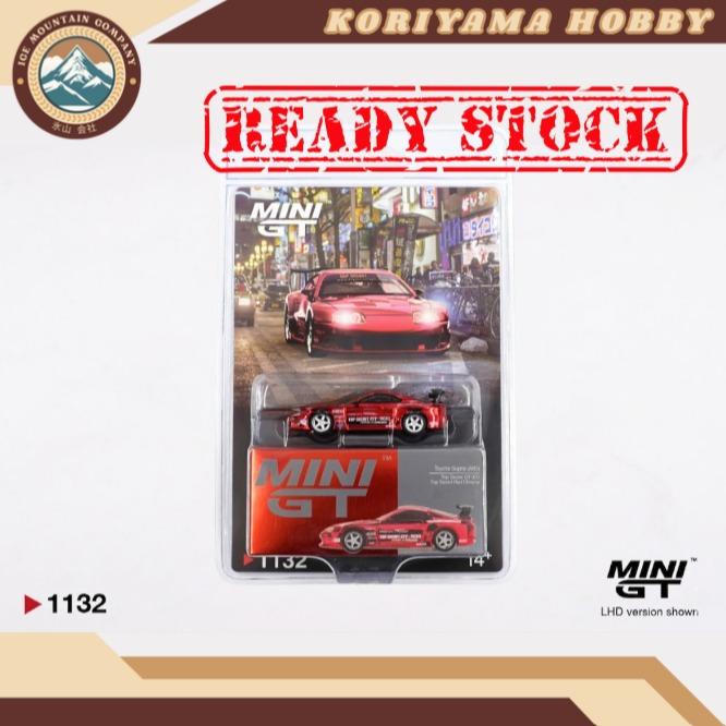 Mini GT 1132 Toyota Supra (A80) Top Secret GT-300 Top Secret Red Chrome MiniGT
