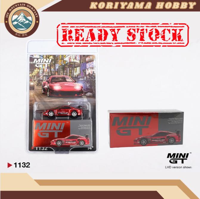 Mini GT 1132 Toyota Supra (A80) Top Secret GT-300 Top Secret Red Chrome MiniGT