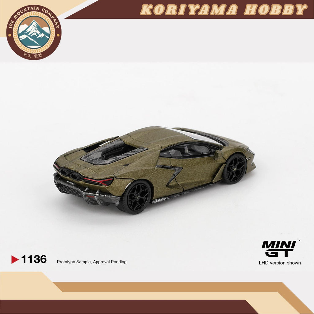 Mini GT 1136 Lamborghini Revuelto Verde Gea Matte MiniGT