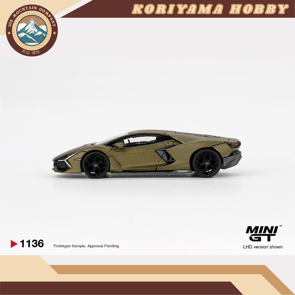 Mini GT 1136 Lamborghini Revuelto Verde Gea Matte MiniGT