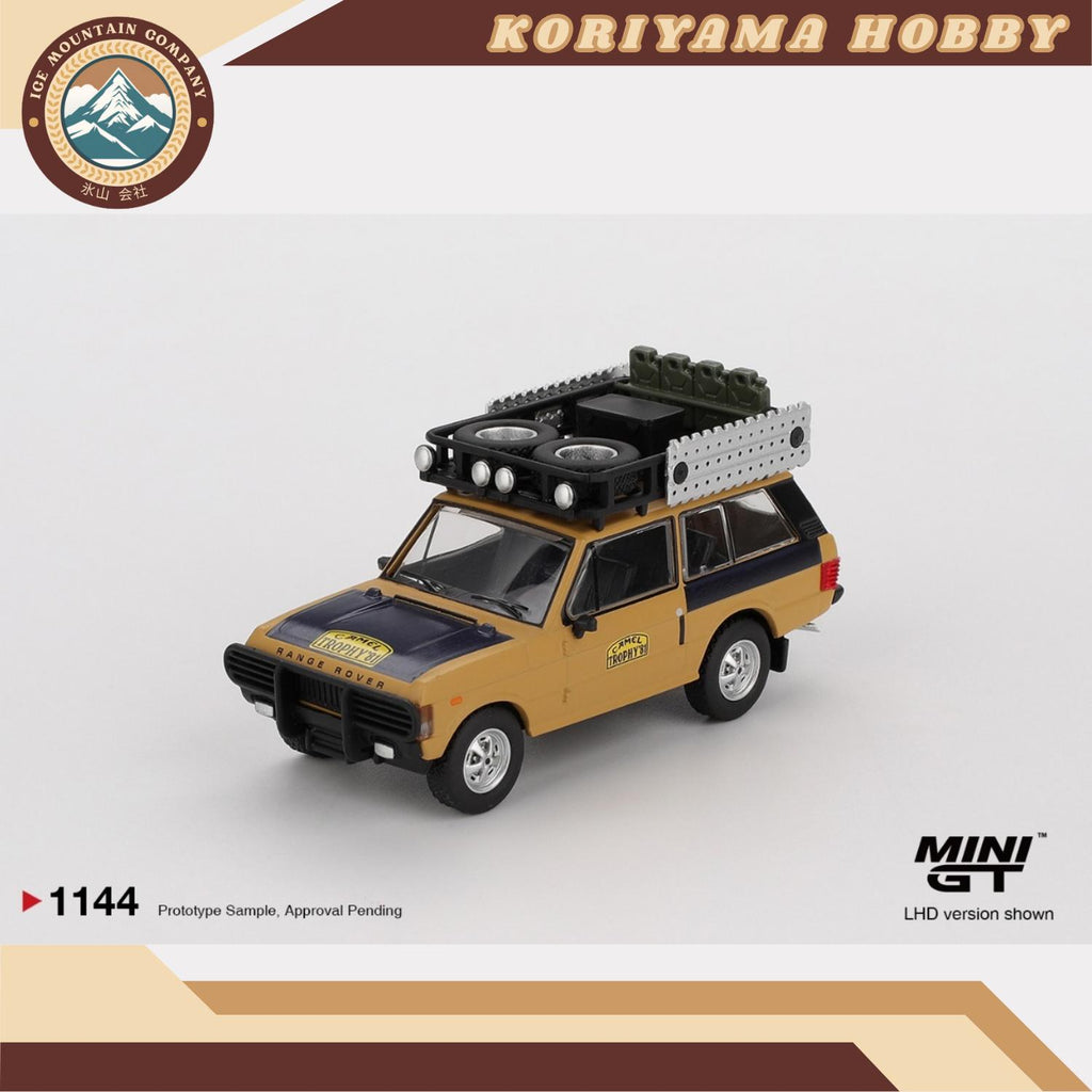 Mini GT 1144 Range Rover 1981 Camel Trophy Sumatra C.Swoboda & K.Mentel Winner MiniGT
