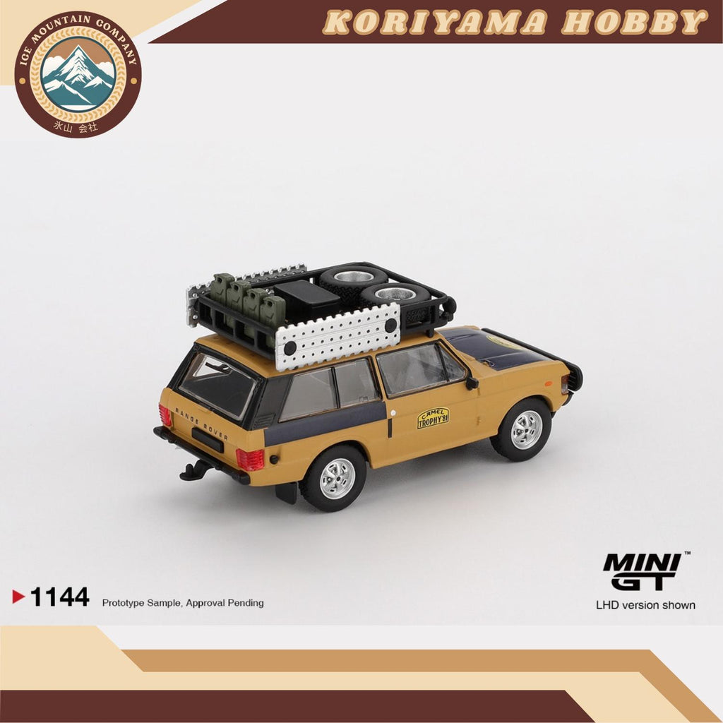 Mini GT 1144 Range Rover 1981 Camel Trophy Sumatra C.Swoboda & K.Mentel Winner MiniGT