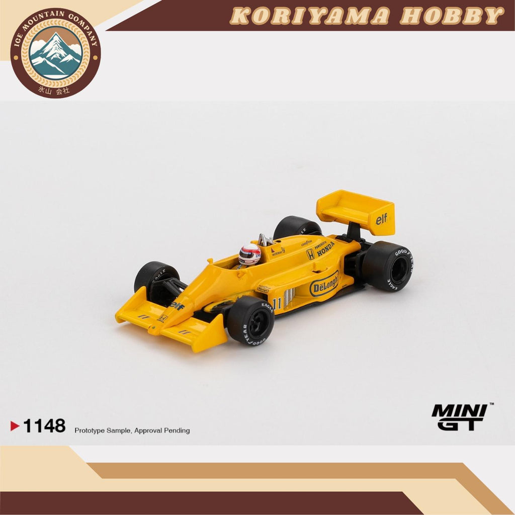 Mini GT 1148 Lotus 99T #11 Satoru Nakajima 1987 Monaco Grand Prix MiniGT