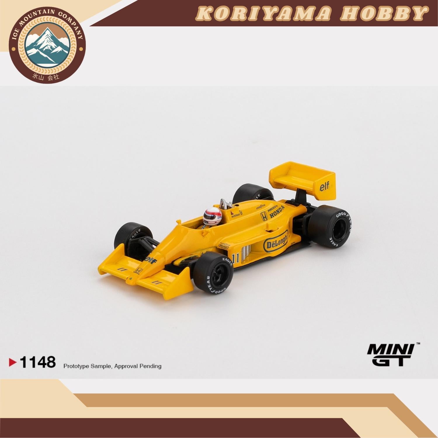 Mini GT 1148 Lotus 99T #11 Satoru Nakajima 1987 Monaco Grand Prix MiniGT